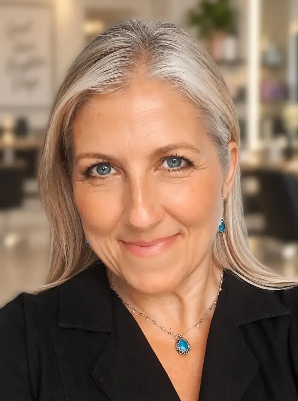Emma, owner of Emz Hairdressing Services